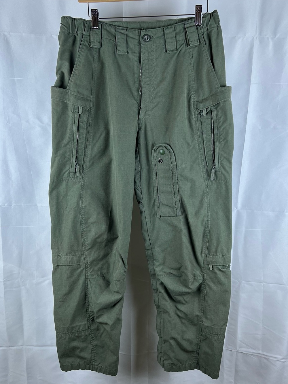 Massif 2-Piece Flight Suit Pant Military FR V2 Size Medium Short Green